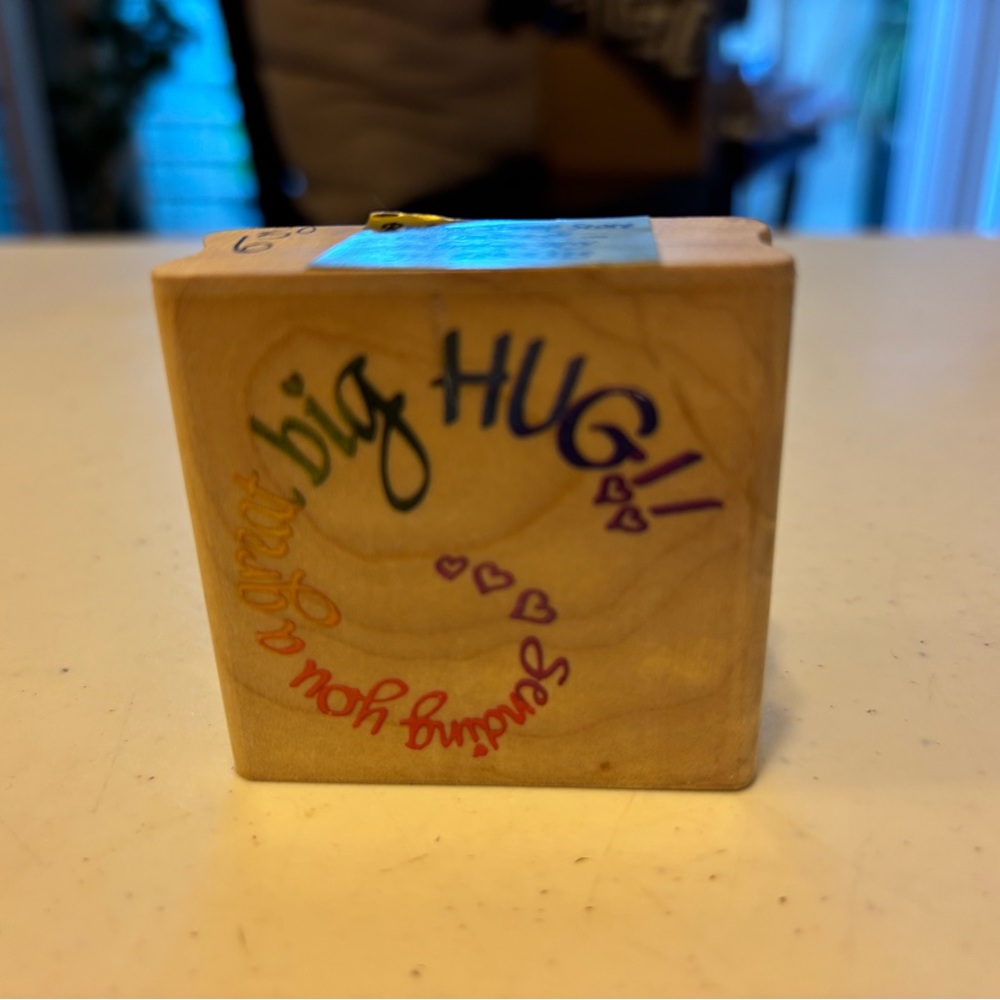 Colorful Wooden Stamp for Arts & Crafts